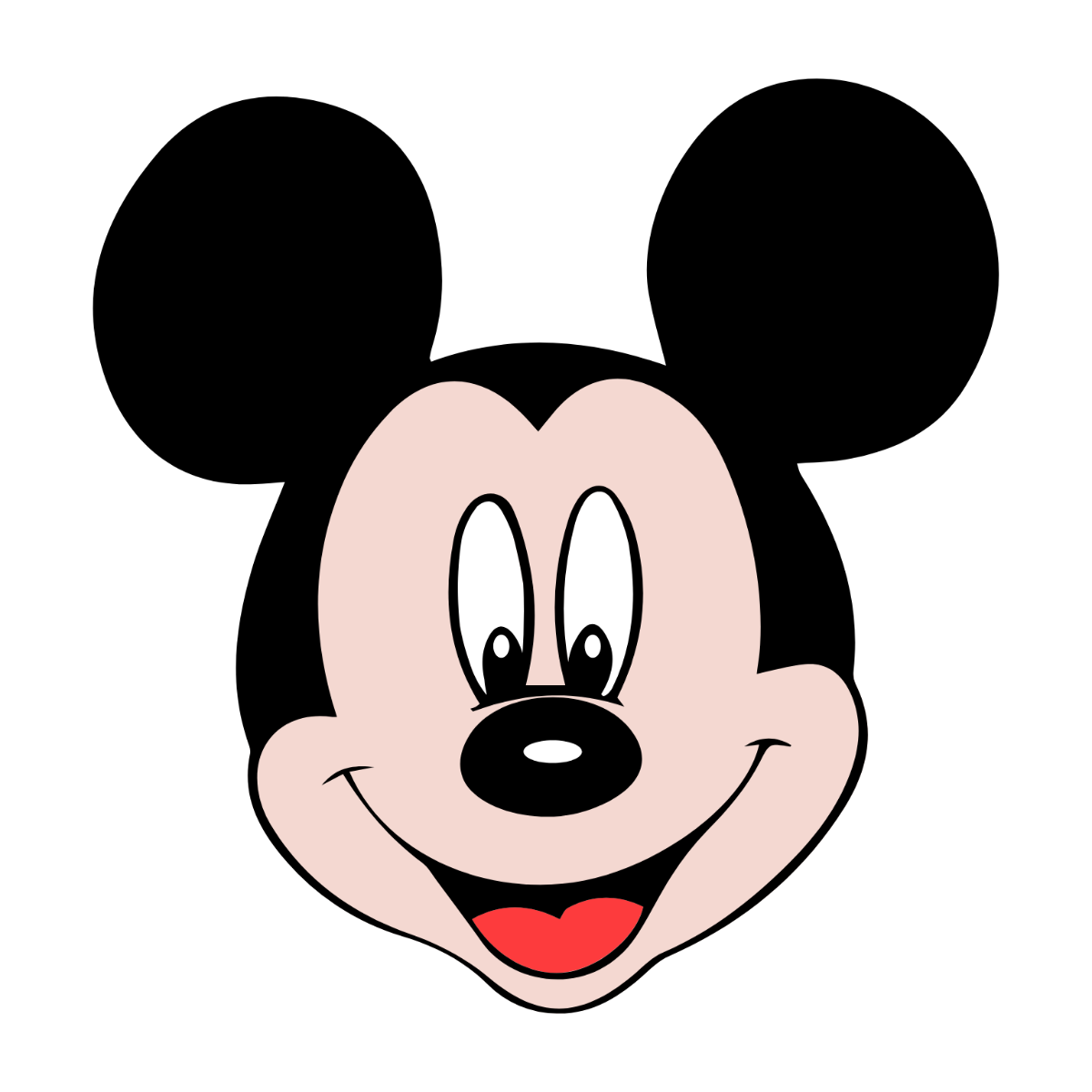 Free Mickey Mouse Head Clipart Template To Edit Online