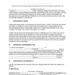 Free Missouri Last Will And Testament Template PDF Word EForms