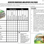 Free Mystery Logic Puzzle For Book Week Top Rated Teaching Worksheets Library