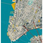 Free New York City Street Map Poster Craft U0026 Oak