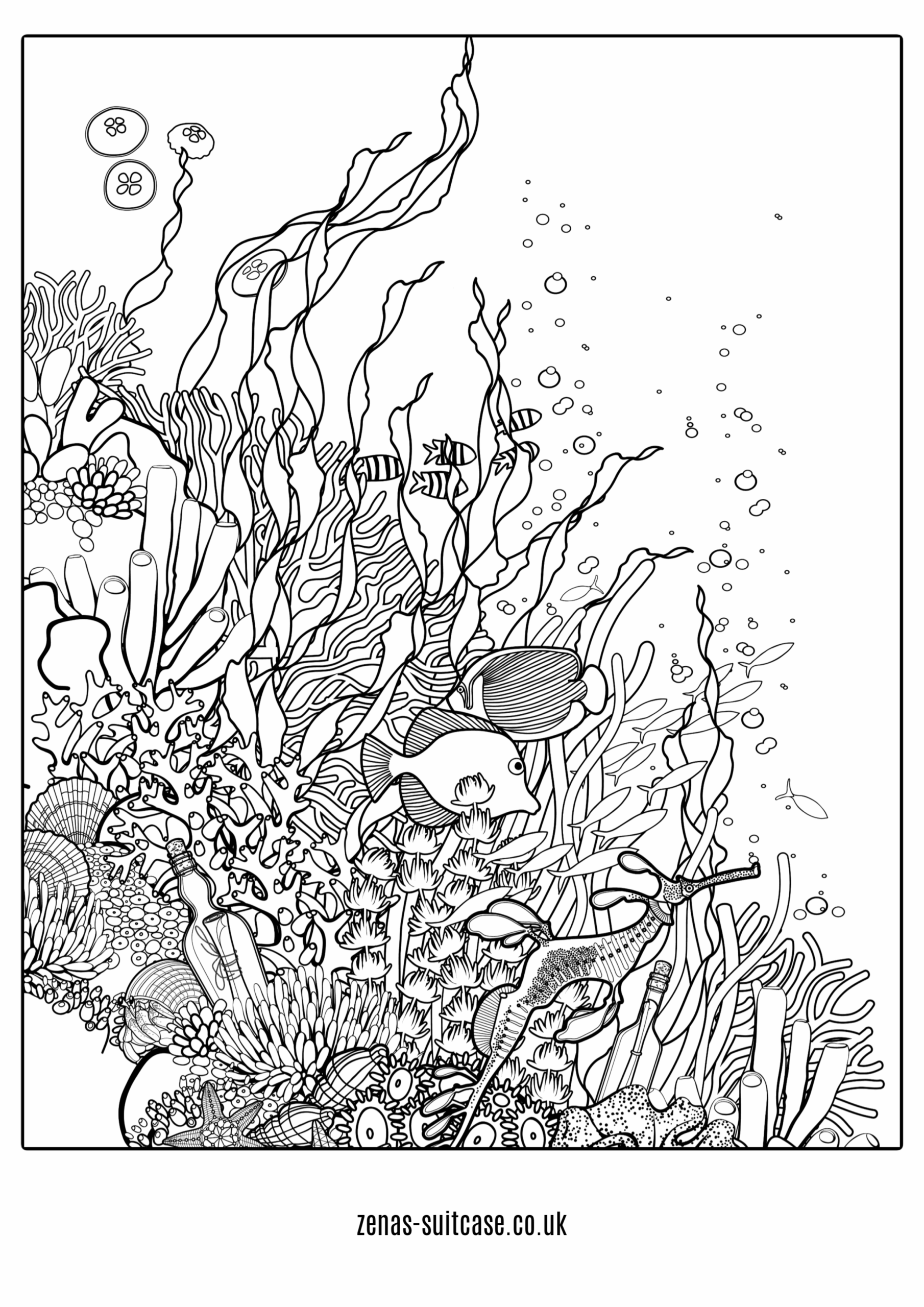 FREE Ocean U0026 Under The Sea Colouring Pages Worksheets Library
