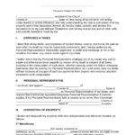 Free Ohio Last Will And Testament Template PDF Word EForms