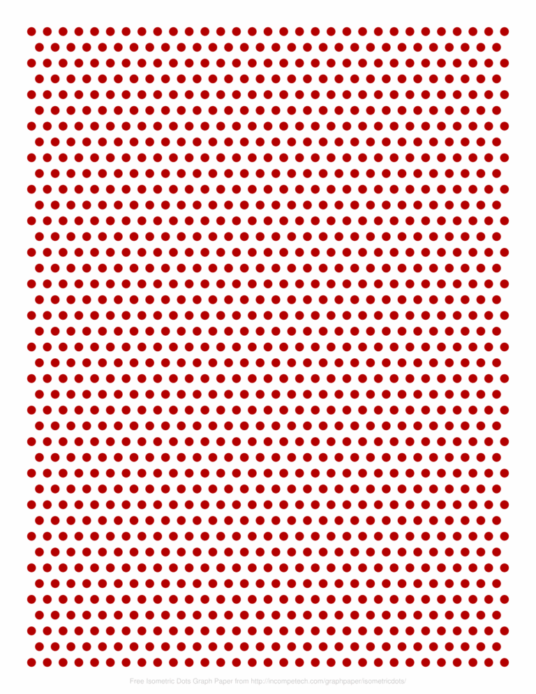 Free Online Graph Paper Isometric Dots
