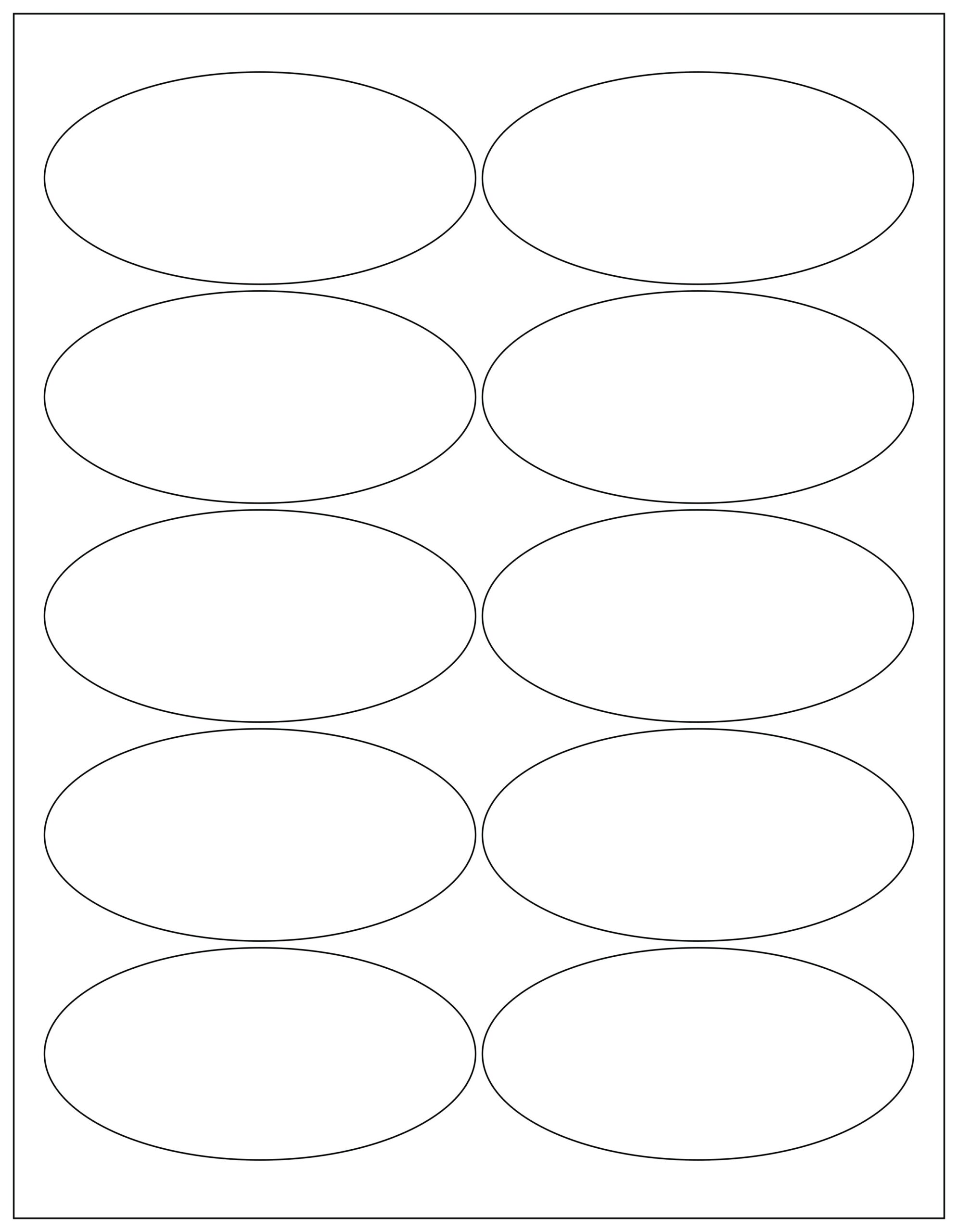 Free Oval Label Templates For Word Canva Adobe Learn To How 