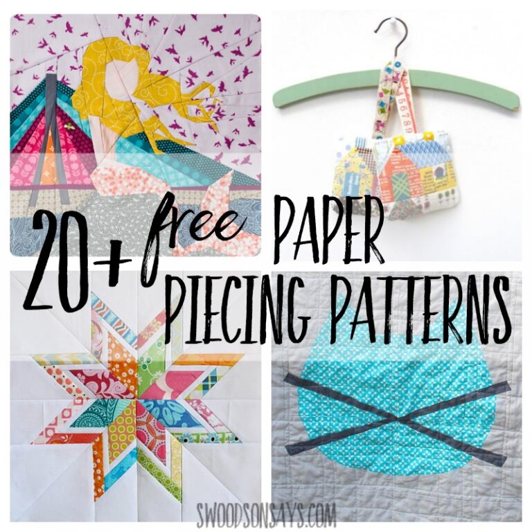 Free Paper Piecing Patterns To Download And Sew