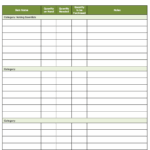Free PDF Inventory Sheets U0026 Templates Editable U0026 Printable