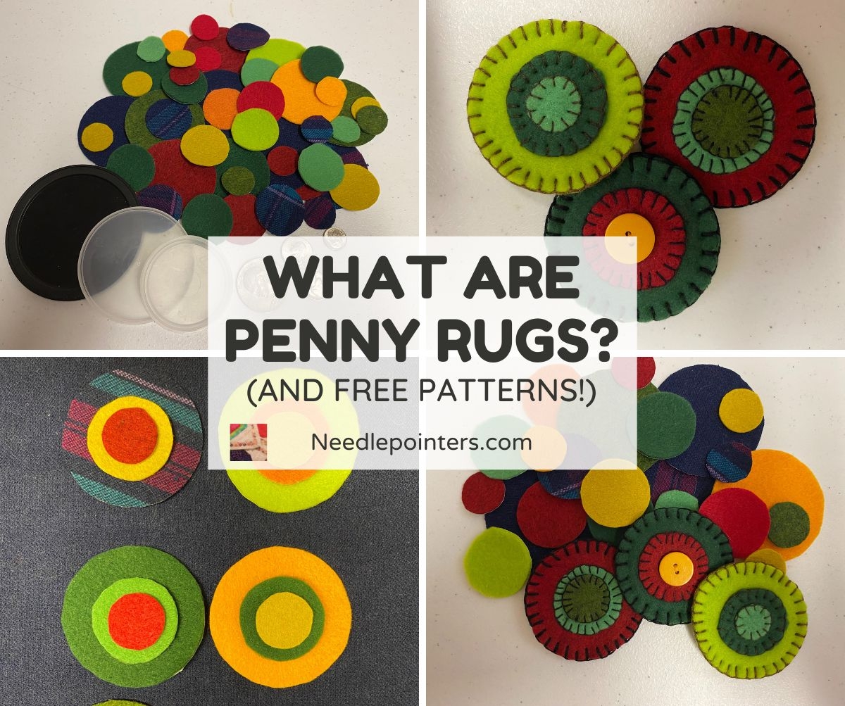 Free Penny Rug Patterns Needlepointers