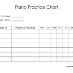 Free Piano Practice Chart Customize Online Then Print At Home
