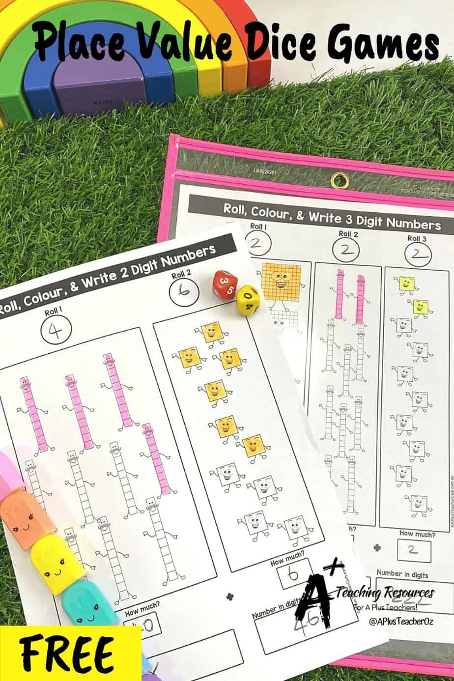 place value games printable