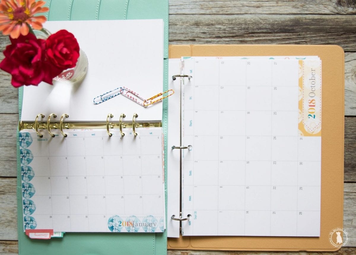 Free Planner Over 200 Customizable Files The Handmade Home