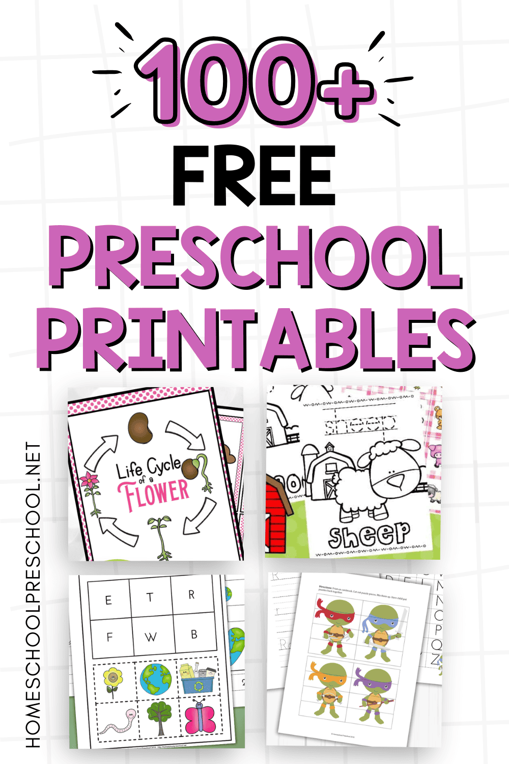 pre k printable worksheets