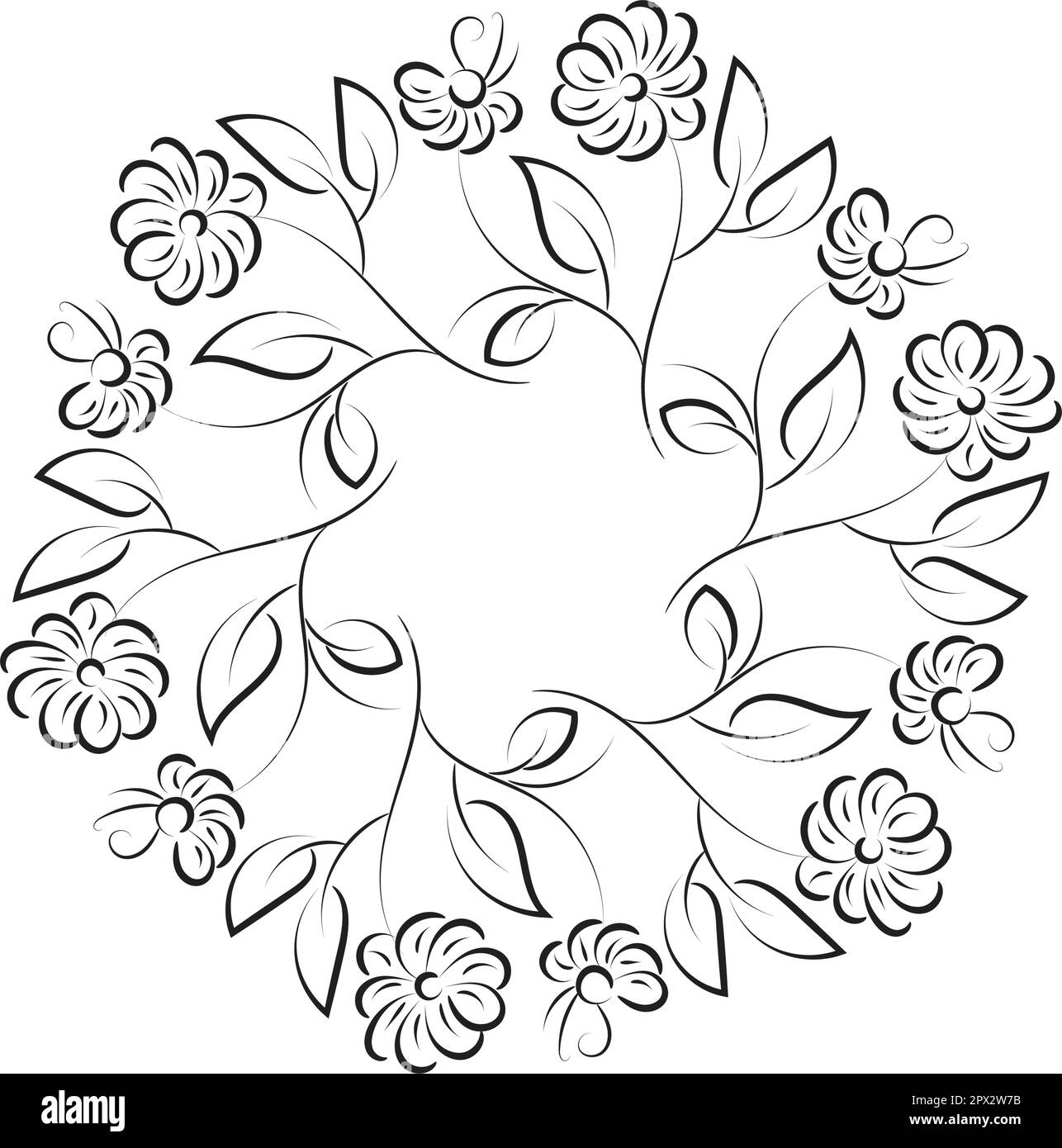 Free Primitive Floral Hand Embroidery Pattern Pintangle Worksheets Library