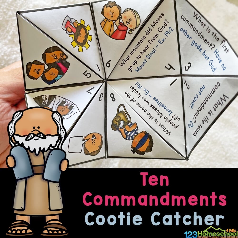 free 10 commandments printables