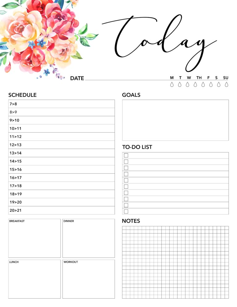 Free Printable 2019 Planner 50 Plus Printable Pages The Cottage Market