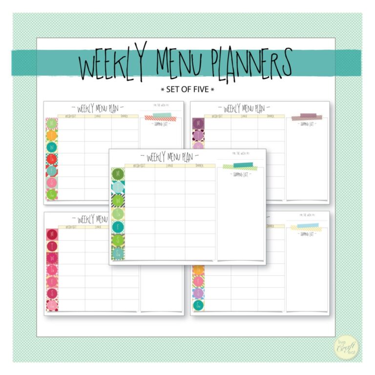 Free Printable A5 2018 Monthly Calendars Live Craft Eat