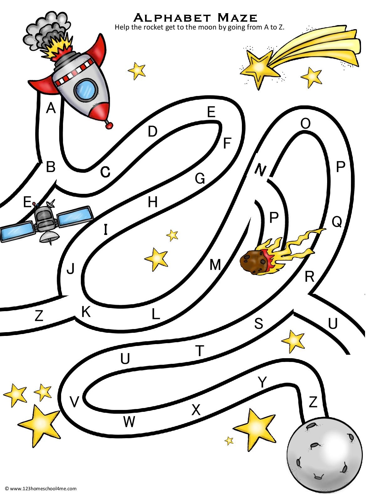 FREE Printable ABC Alphabet Mazes For Pre k And Kindergarten Worksheets Library FREE Printable ABC Alphabet Mazes For Pre k And Kindergarten Worksheets Library