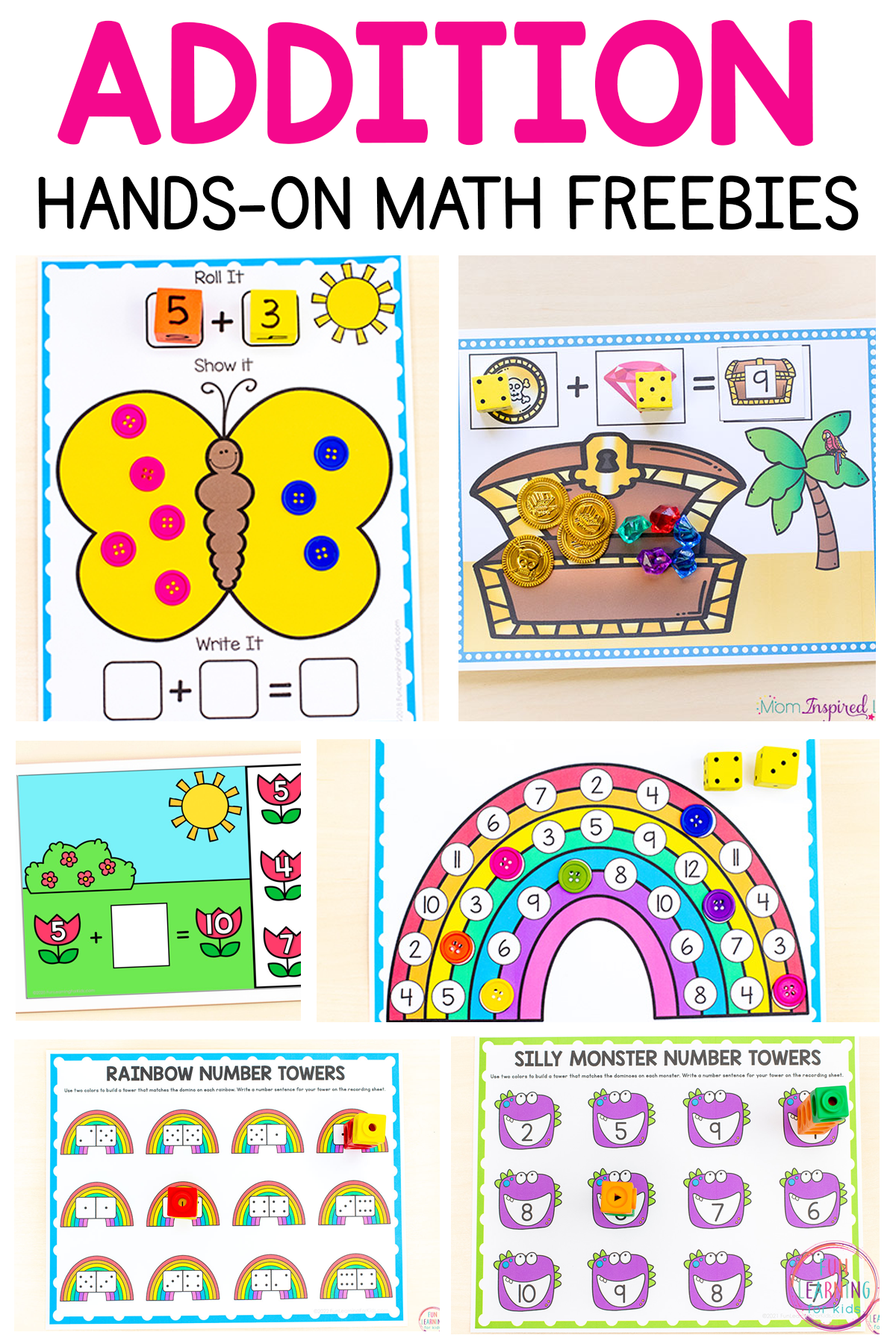 kindergarten math games printable