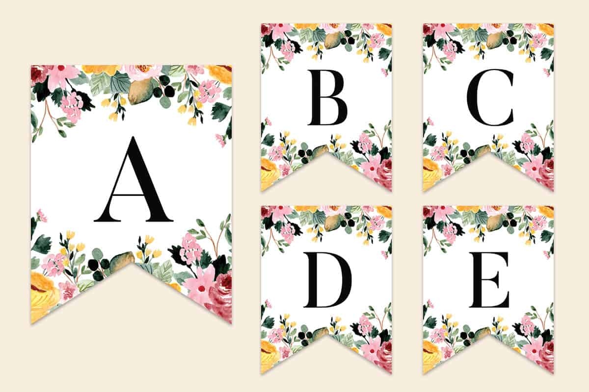 Free Printable Alphabet Banner Letters Download Free Printable Alphabet Banner Letters Png Images Free Worksheets On Clipart Library