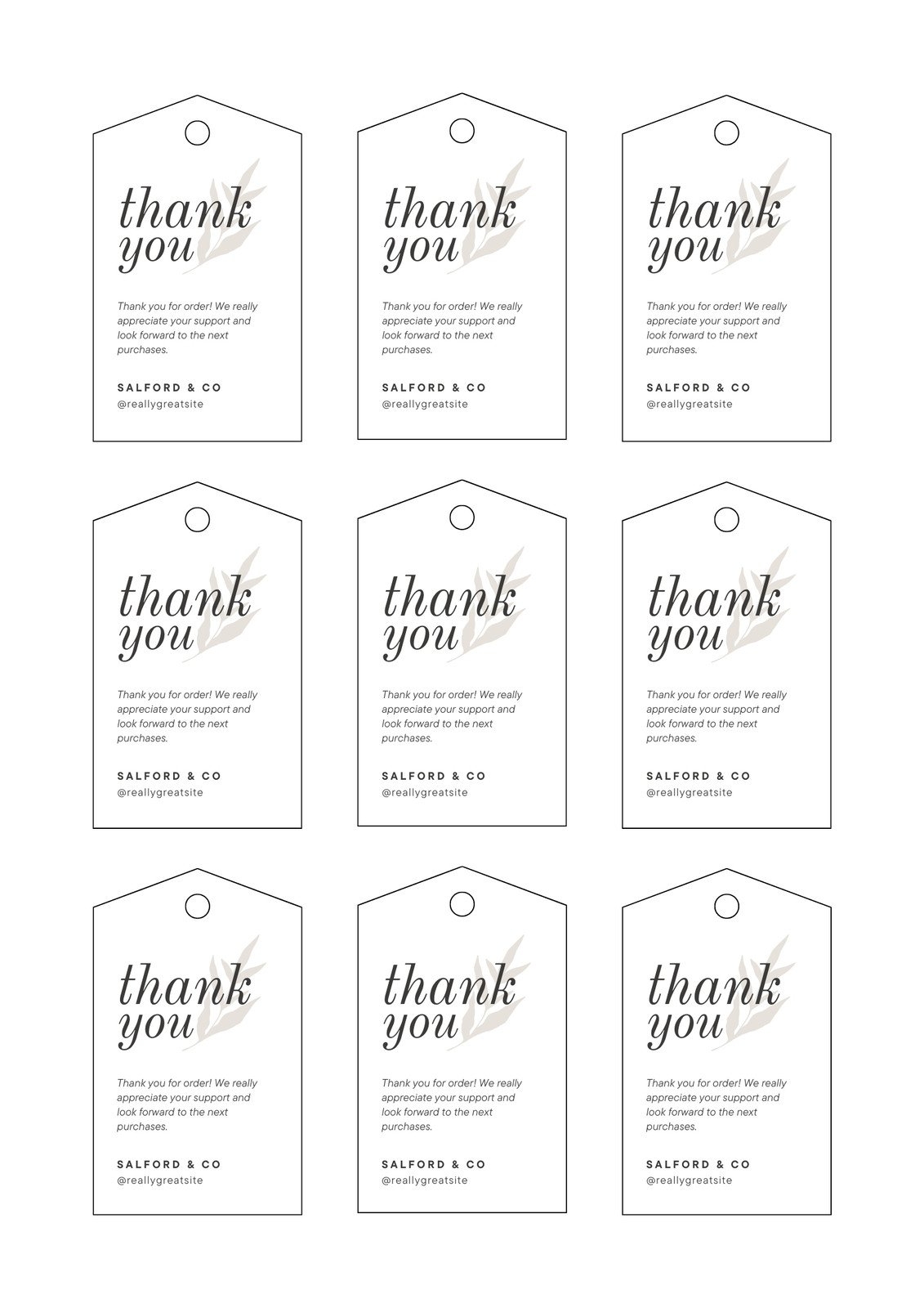 Free Printable And Customizable Gift Tag Templates Canva