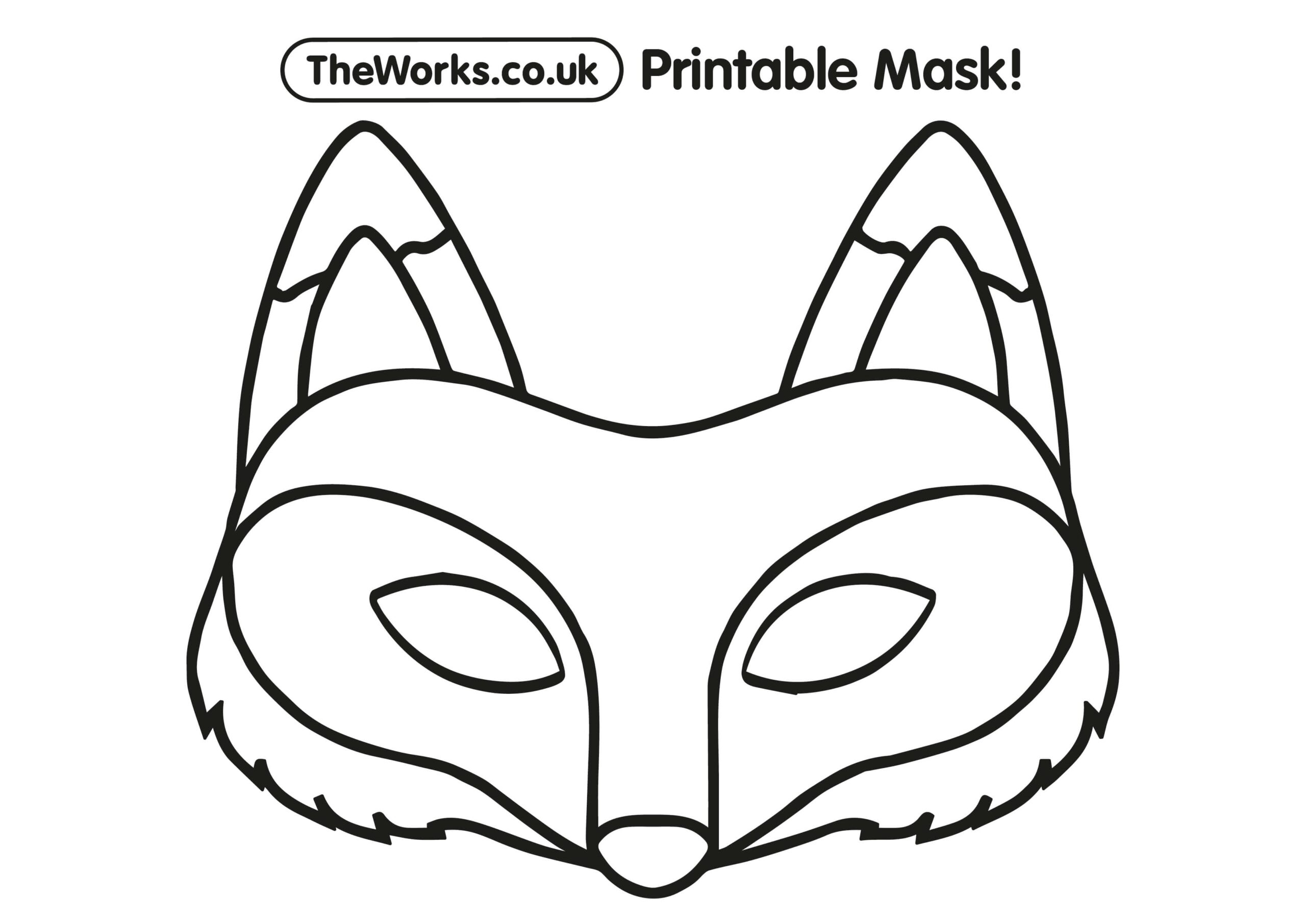 free printable animal masks