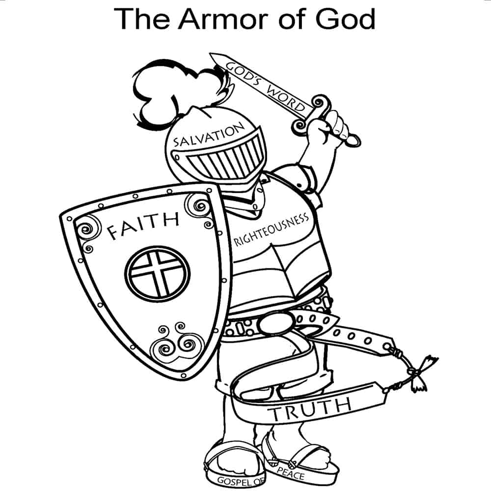armor of god printable activities