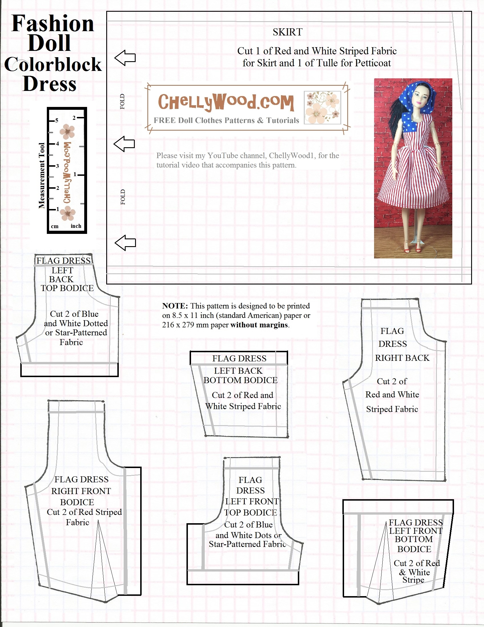 Free Printable Barbie Clothes Sewing Patterns Clearance