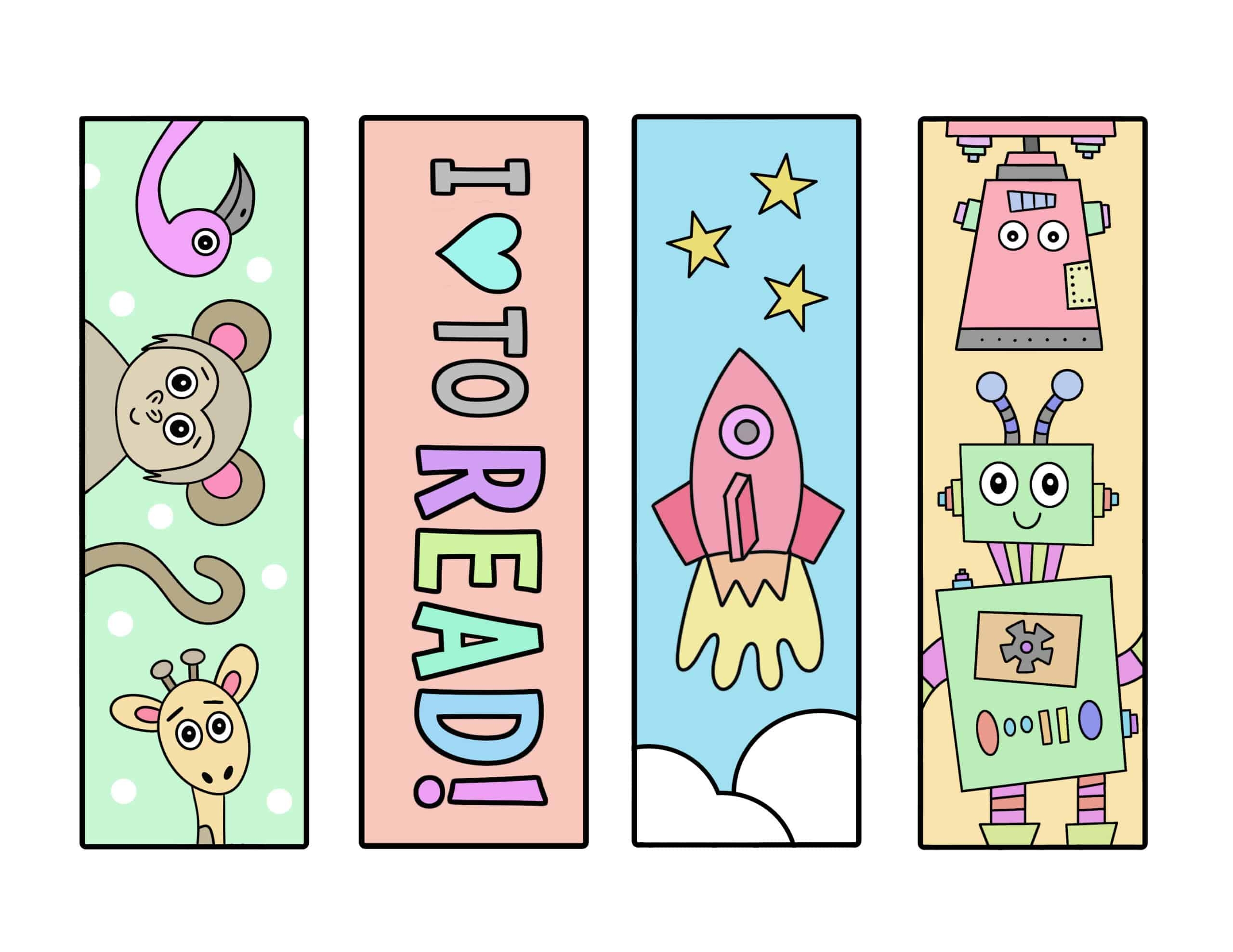 Free Printable Bookmarks To Color The Hollydog Blog Free Printable Bookmarks To Color The Hollydog Blog