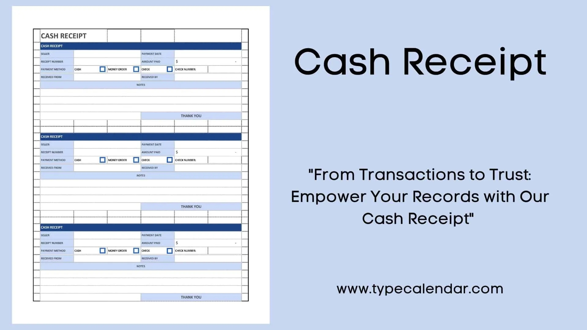free printable receipt templates