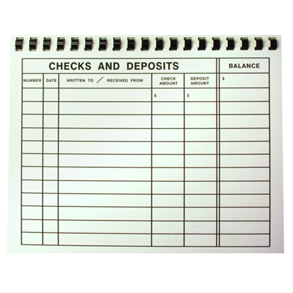 Free Printable Check Register Free Organizing Printables 