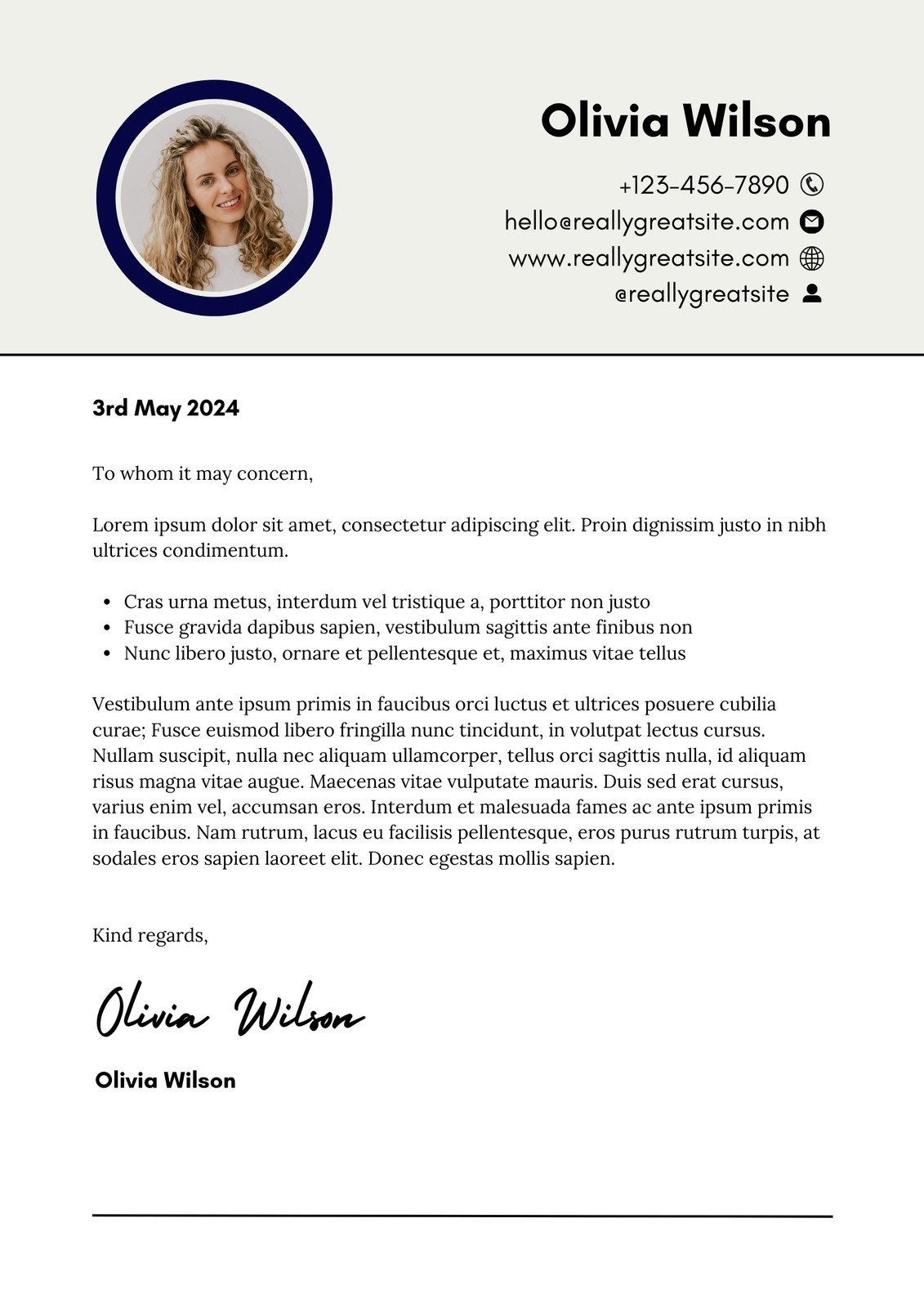 Free Printable Cover Letter Templates You Can Customize Canva