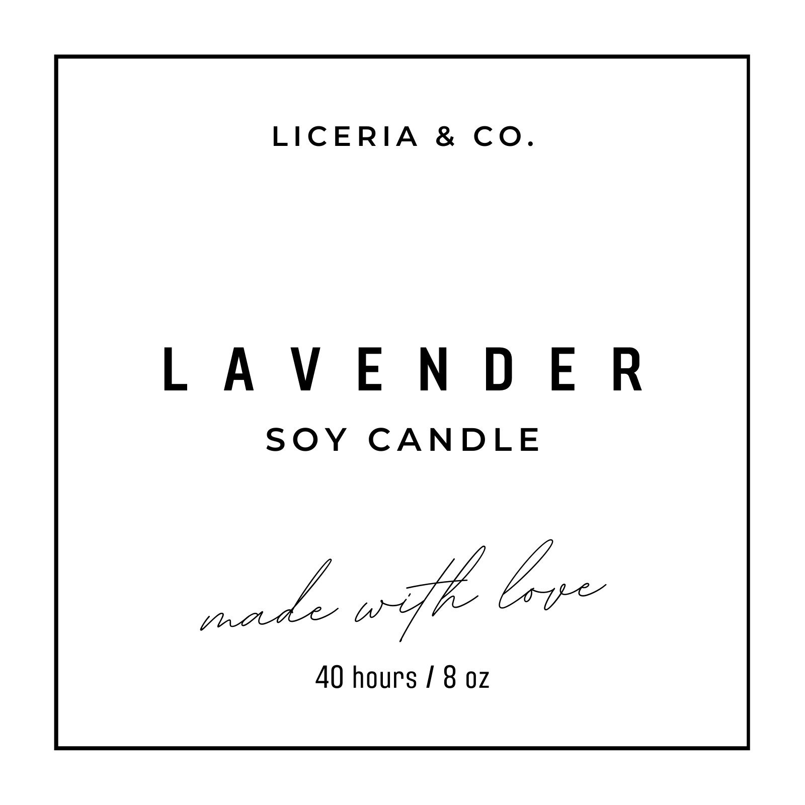 Free Printable Custom Candle Label Templates Canva