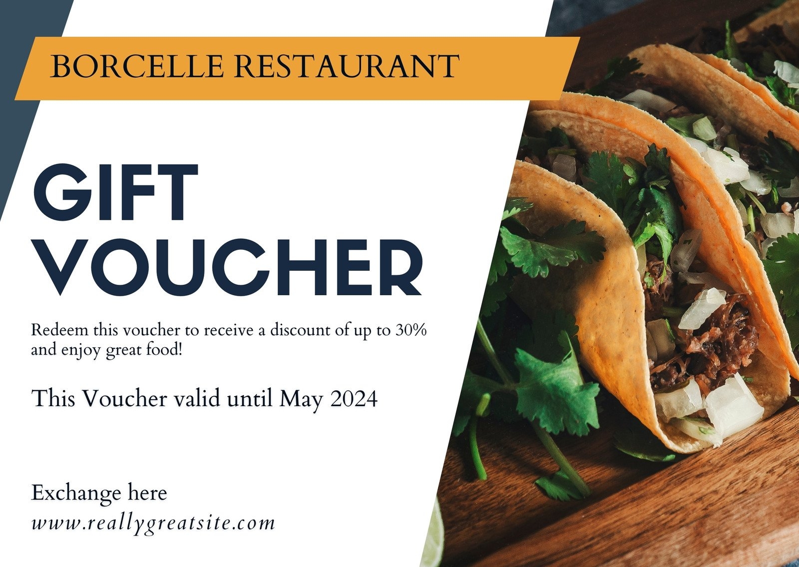 Free Printable Custom Restaurant Gift Certificate Templates Canva