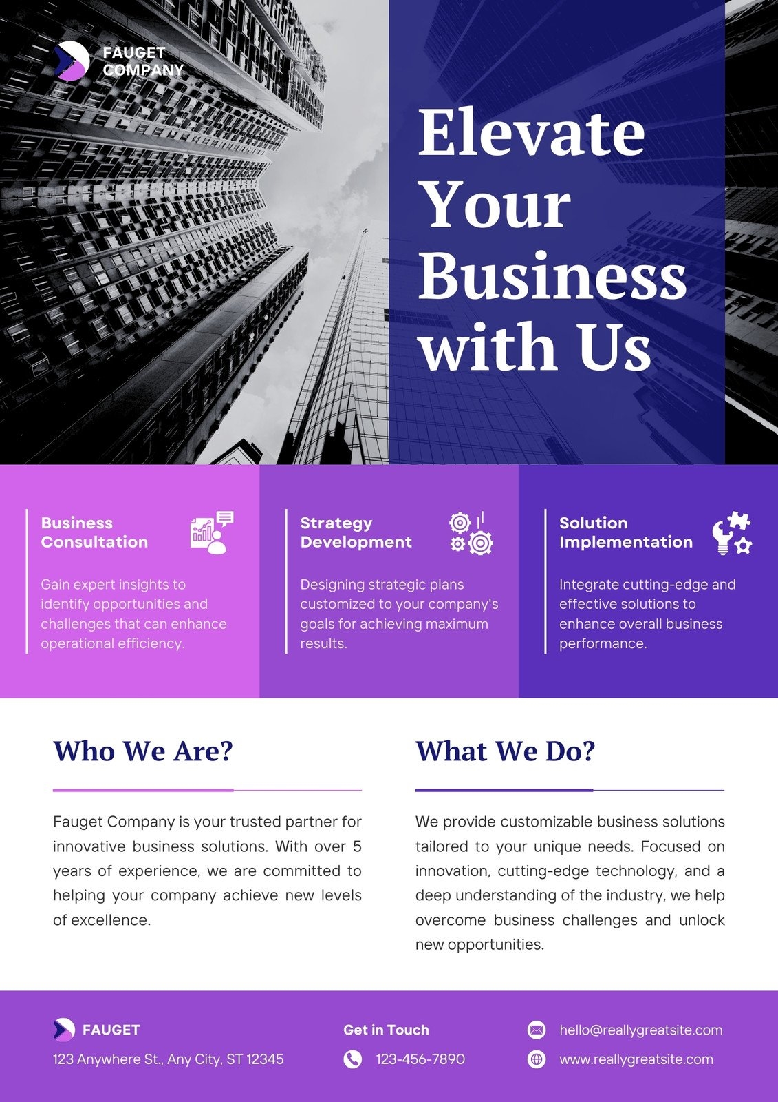 Free Printable Customizable Business Flyer Templates Canva