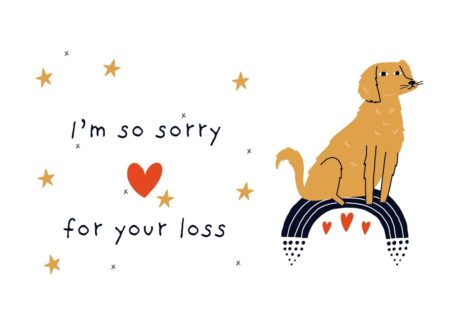 Free Printable Customizable Pet Sympathy Card Templates Canva
