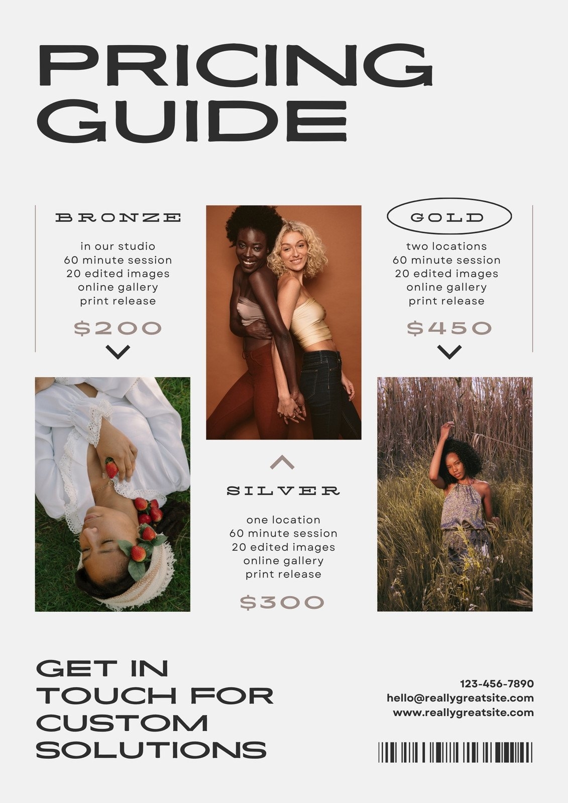 Free Printable Customizable Photography Flyer Templates Canva
