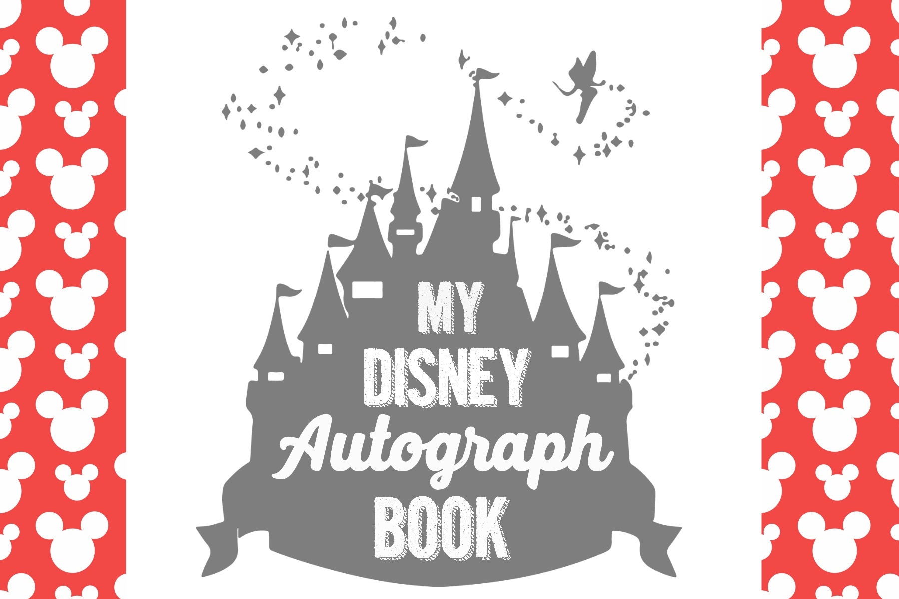 Free Printable Disney Character Autograph Pages Perfect For 