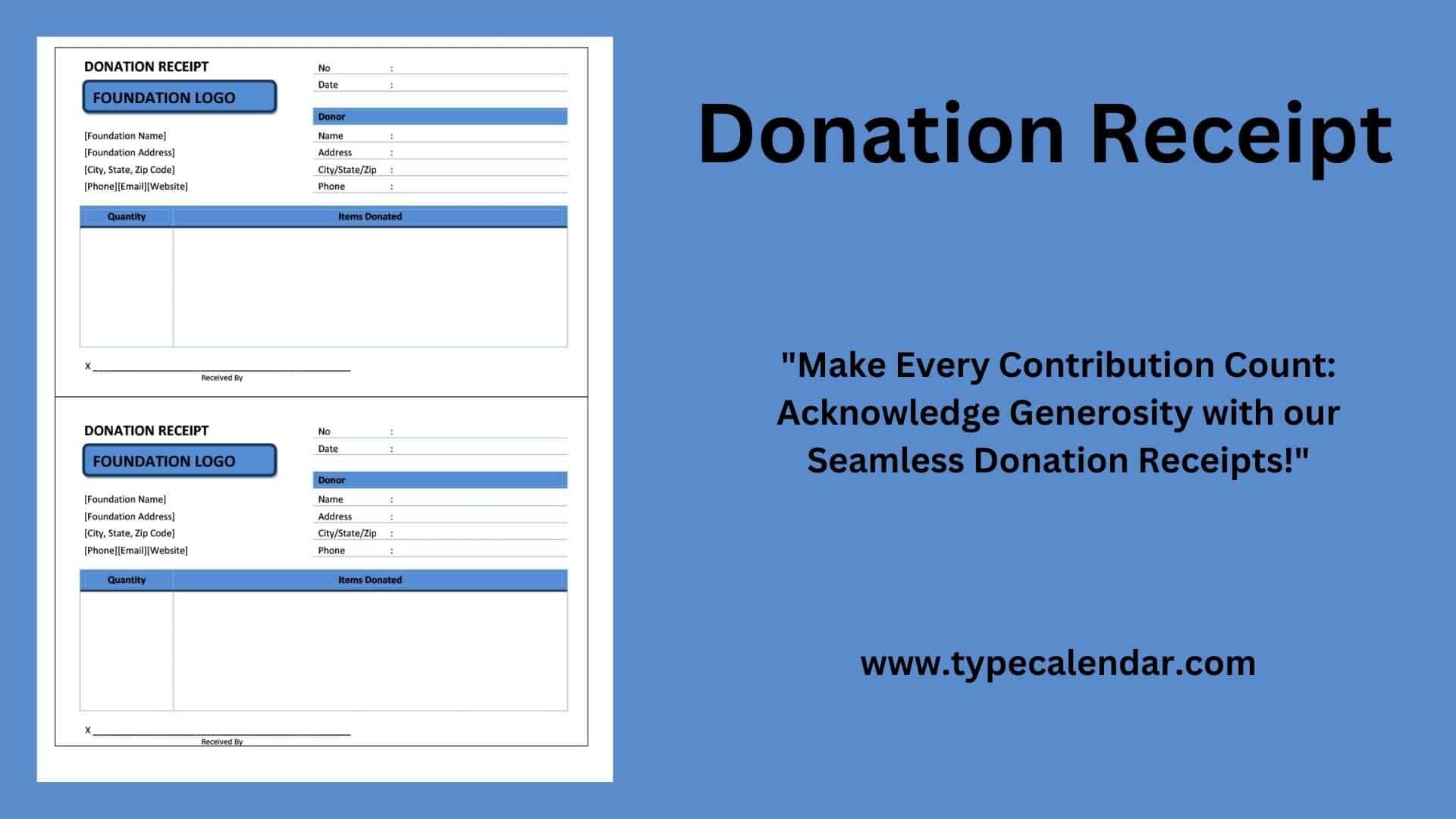 printable clothing donation form