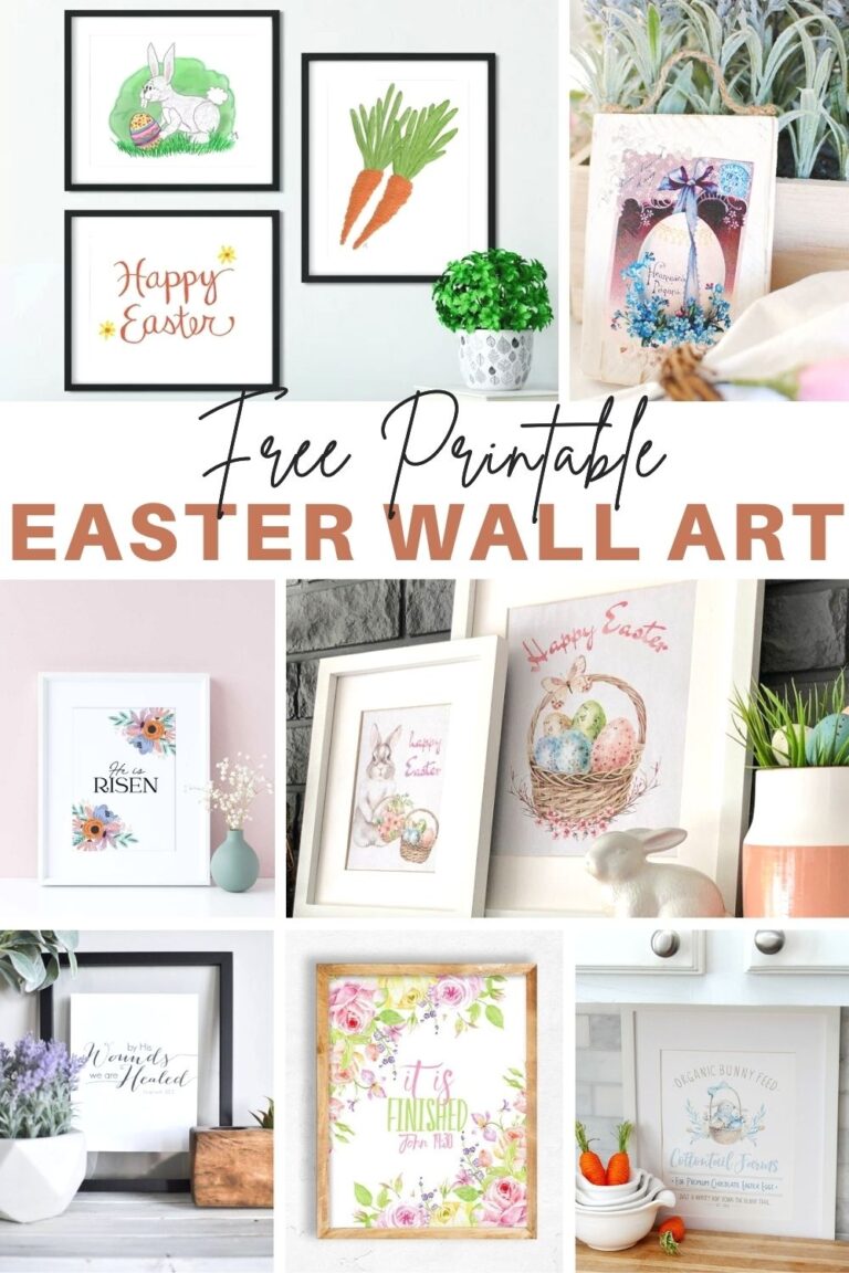 Free Printable Easter Wall Art 20 Gorgeous Prints Shabbyfufu