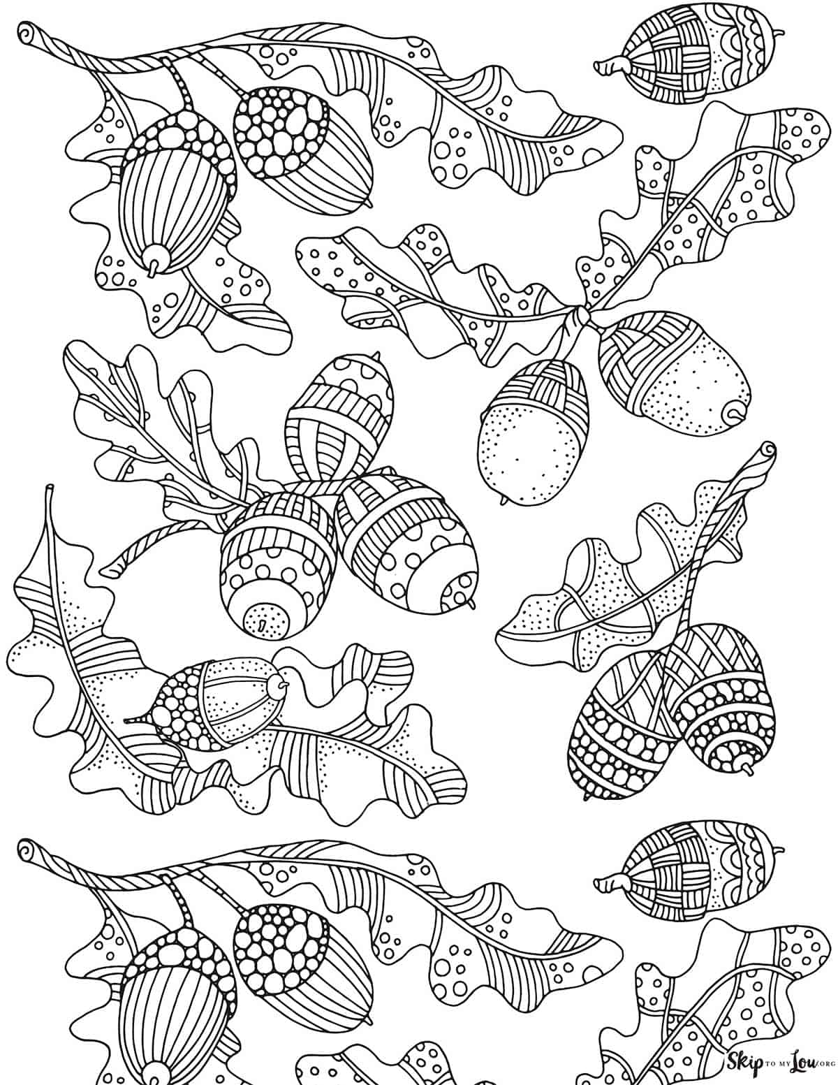 fall coloring pages printable free