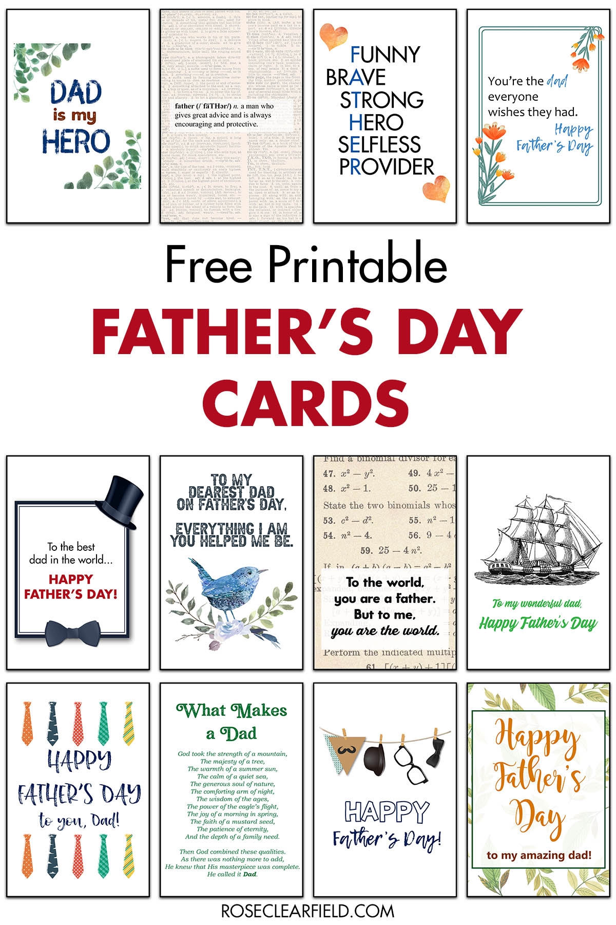 father s day printable cards