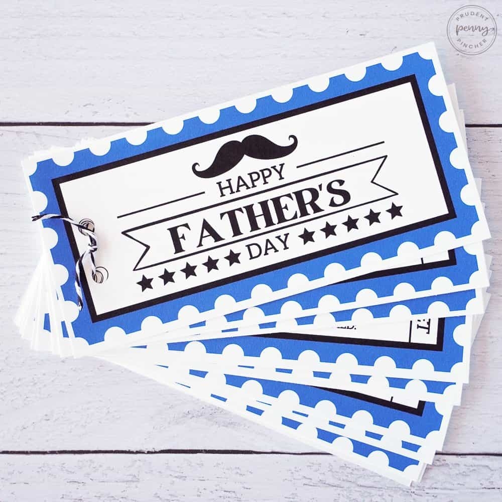 Free Printable Father s Day Coupon Book Prudent Penny Pincher
