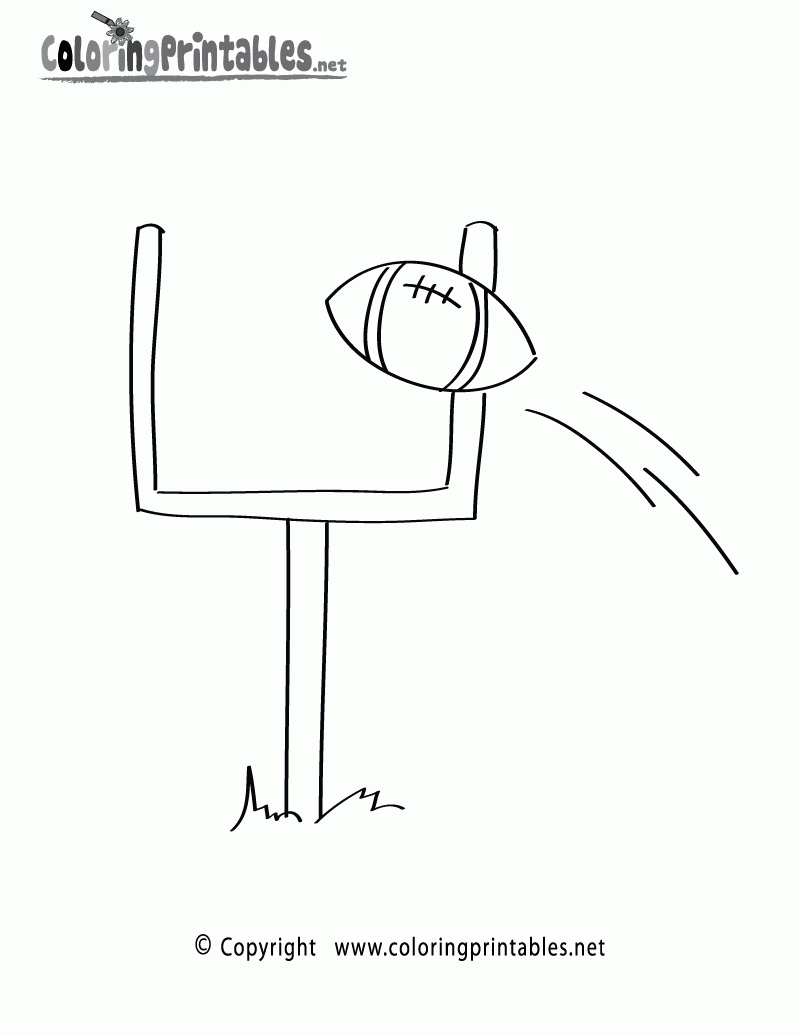 printable football coloring pages