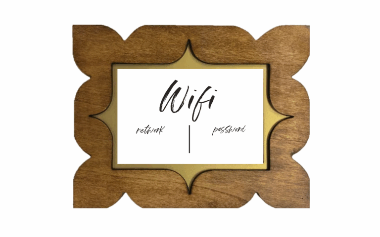 Free Printable For Your Wifi Password In Your Airbnb
