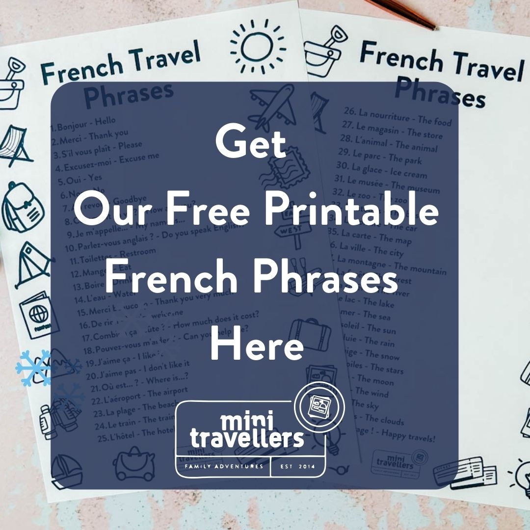 french travel phrases printable