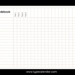 Free Printable Gradebook Templates PDF Excel Word Google Sheets 