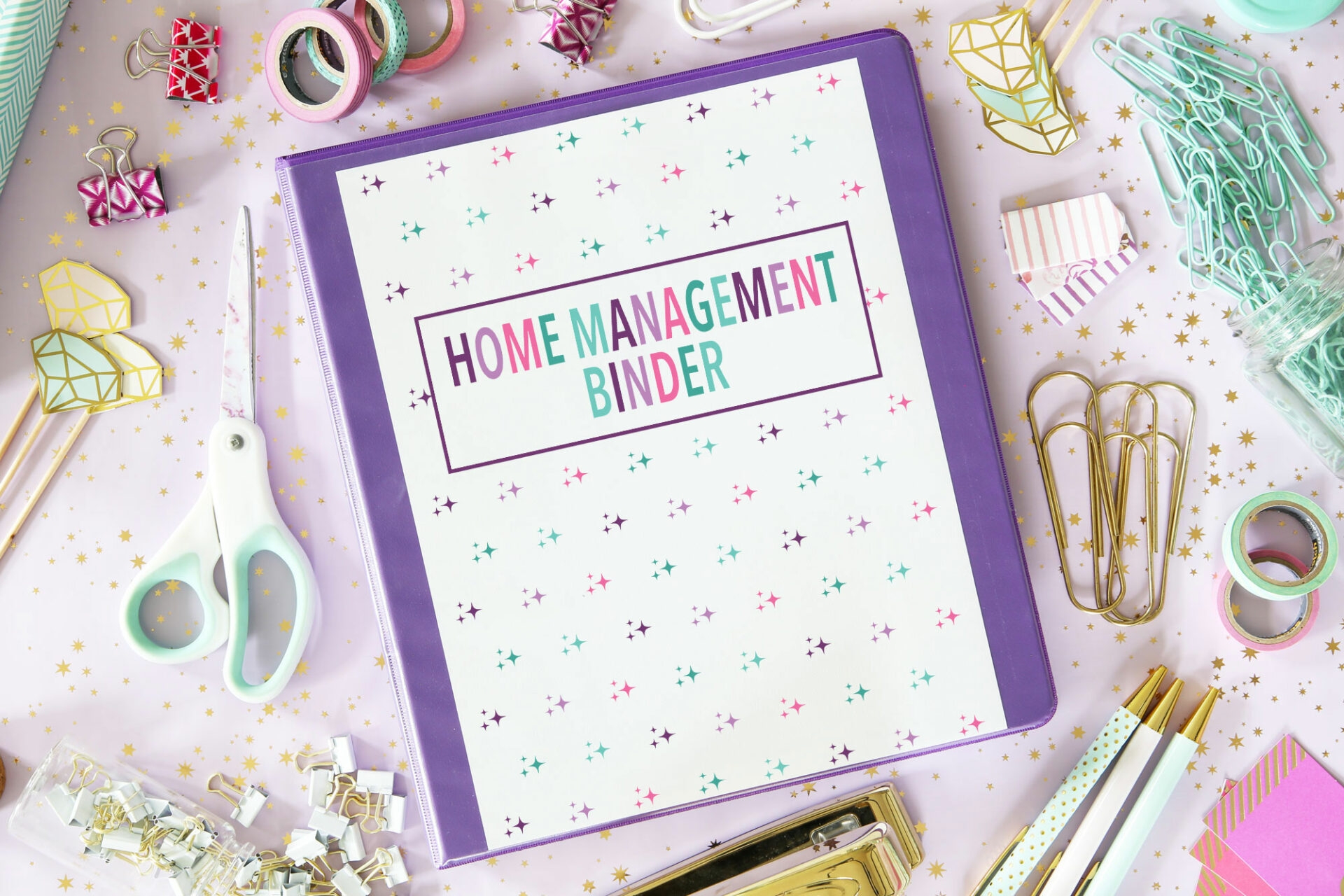 free home organization binder printables
