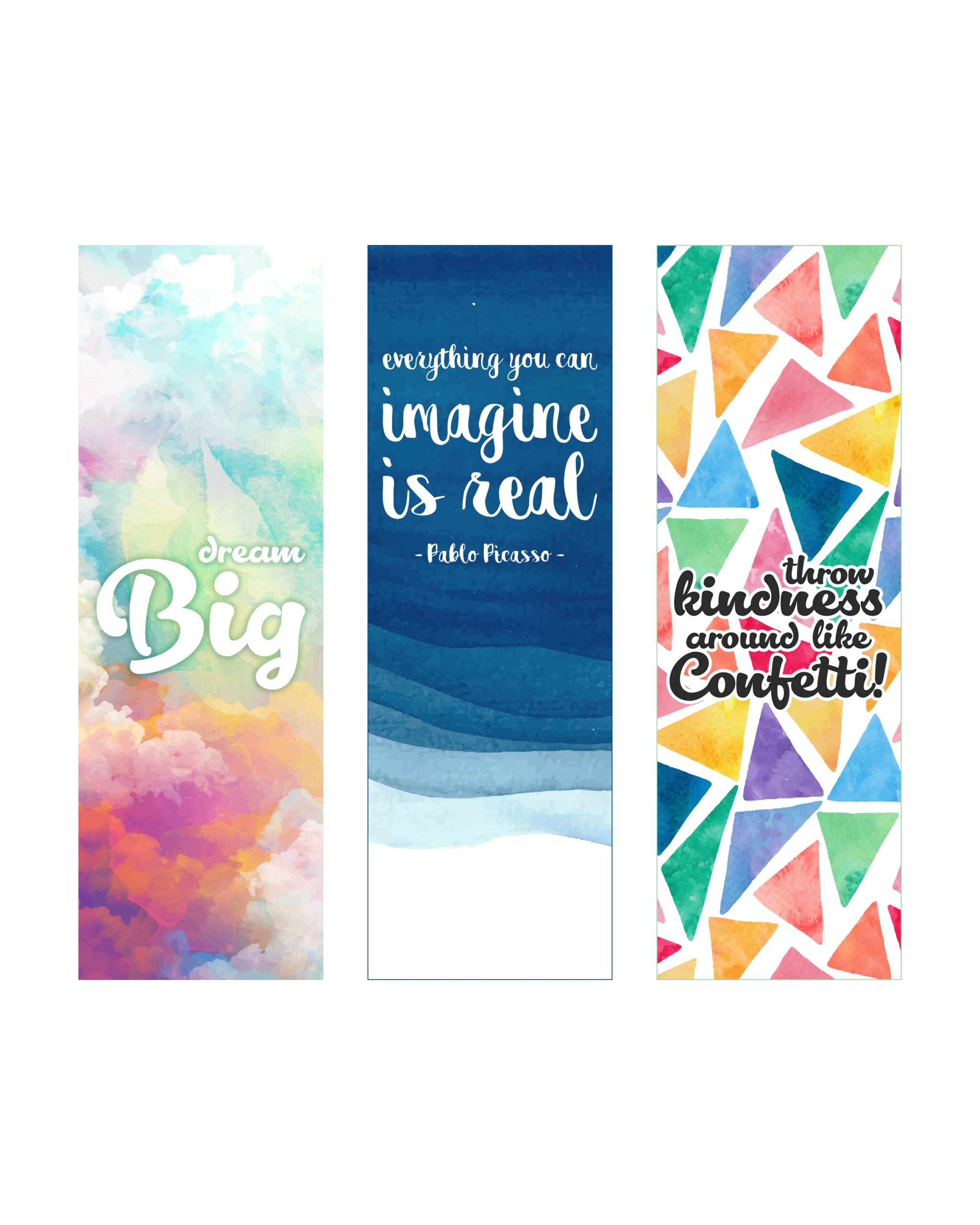 free printable inspirational bookmarks