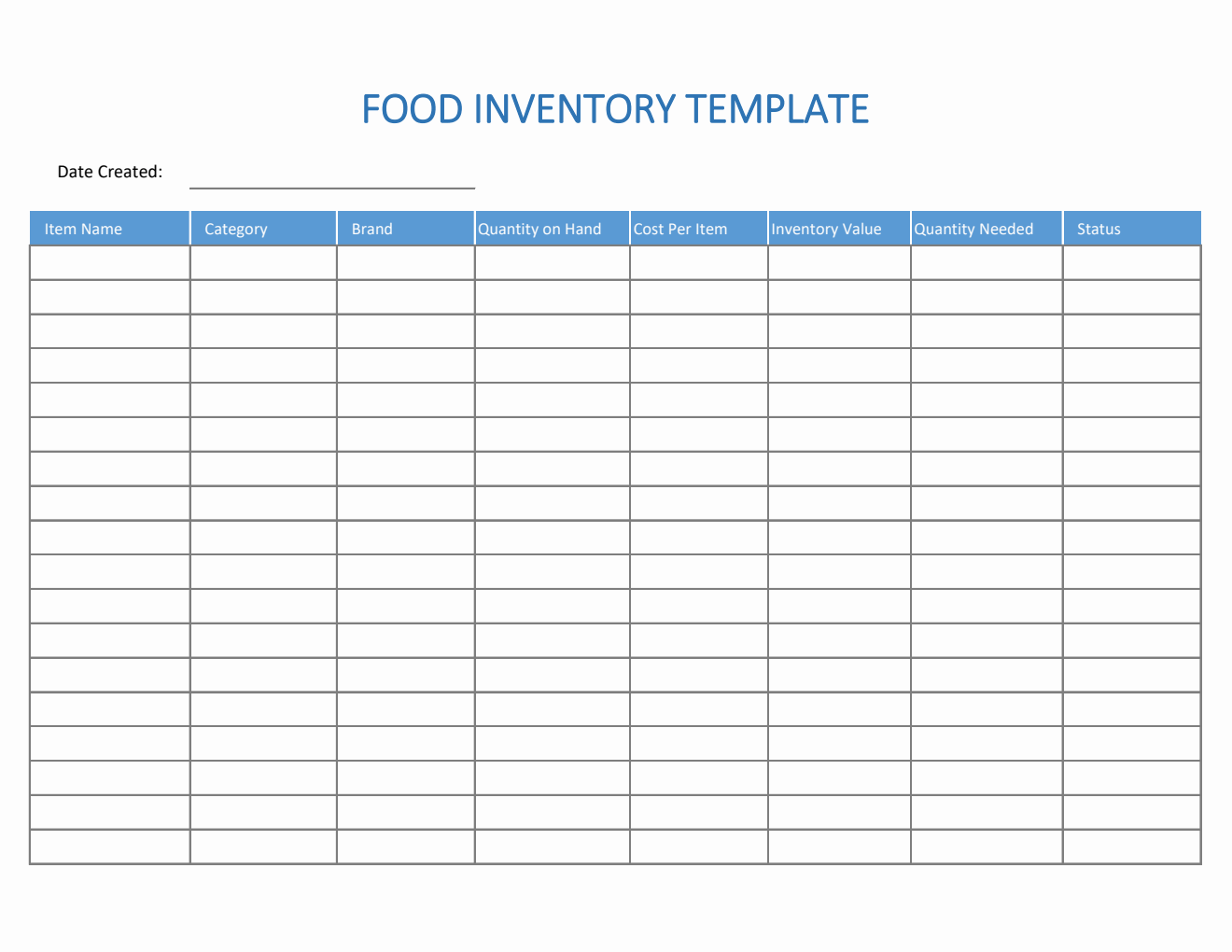 Free Printable Inventory Sheets Restaurant Download Free Printable Inventory Sheets Restaurant Png Images Free Worksheets On Clipart Library