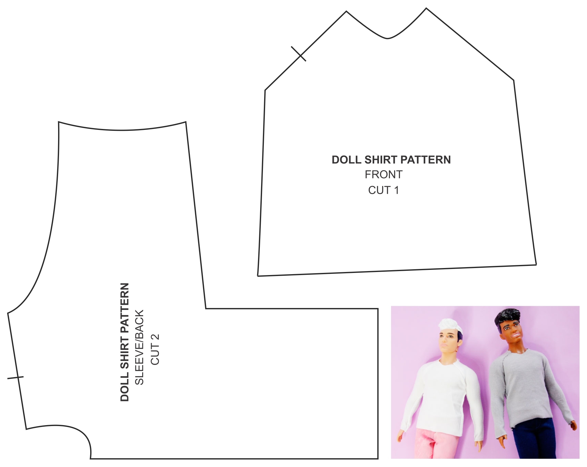 Free Printable Ken Doll Clothes Patterns 2025