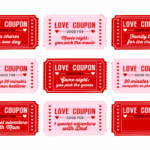 Free Printable Kids Valentine s Day Love Coupons Catch My Party